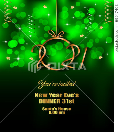 2021 Happy New Year background for your seasonal invitations, festive posters, greetings cards. 2021 Happy New Year background for your seasonal invitations, festive posters, greetings cards. 69947408