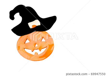 Halloween pumpkin smiling 69947550