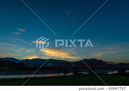 高知縣四萬十市四萬十川大橋(明月大橋) 高知縣四萬十市四萬十川大橋(明月大橋) 69947787