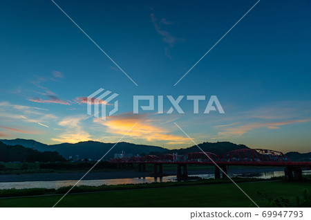 高知縣四萬十市四萬十川大橋（明月大橋） 69947793
