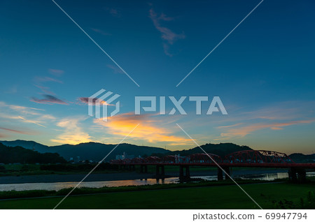 高知縣四萬十市四萬十川大橋(明月大橋) 高知縣四萬十市四萬十川大橋(明月大橋) 69947794