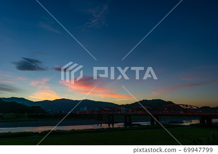 高知縣四萬十市四萬十川大橋(明月大橋) 高知縣四萬十市四萬十川大橋(明月大橋) 69947799