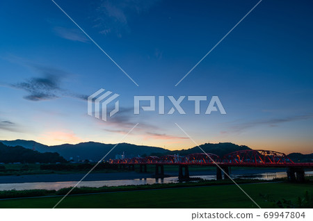 高知縣四萬十市四萬十川大橋(明月大橋) 高知縣四萬十市四萬十川大橋(明月大橋) 69947804