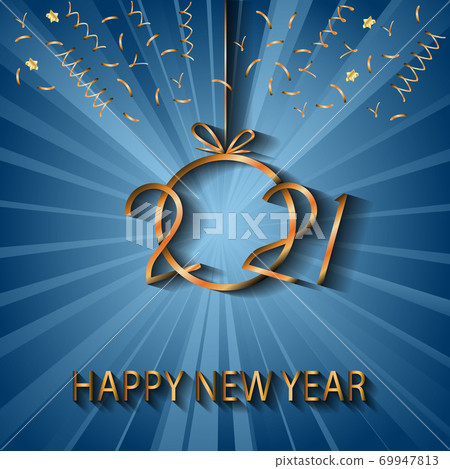 2021 Happy New Year background. 2021 Happy New Year background. 69947813