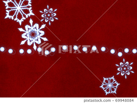 Background material for the image of snowflakes that can also be used for Christmas 69948084
