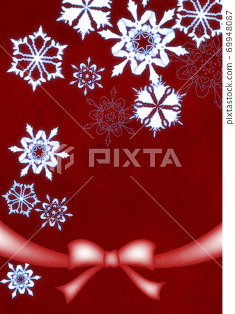 Background material for the image of snowflakes that can also be used for Christmas Background material for the image of snowflakes that can also be used for Christmas 69948087