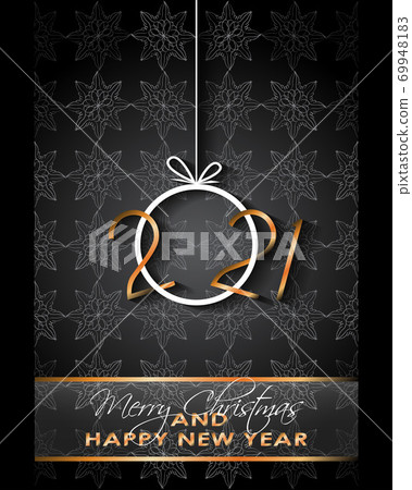 2021 Happy New Year background for your seasonal invitations, festive posters, greetings cards. 2021 Happy New Year background for your seasonal invitations, festive posters, greetings cards. 69948183