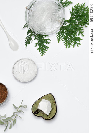 Ingredients for the production of natural cosmetics. 69948258