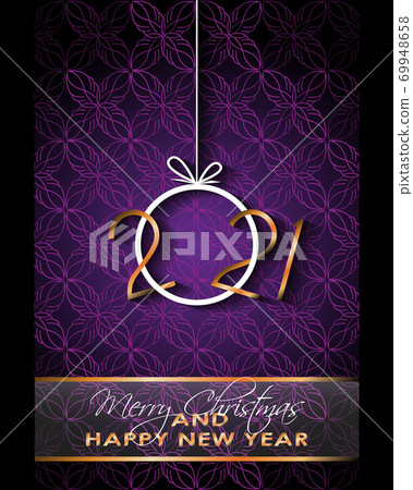 2021 Happy New Year background for your seasonal invitations, festive posters, greetings cards. 2021 Happy New Year background for your seasonal invitations, festive posters, greetings cards. 69948658