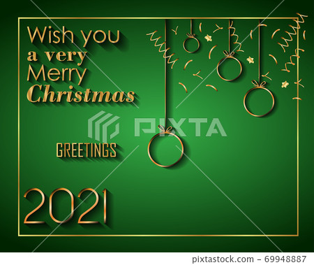 2021 Merry Christmas background. for your seasonal invitations, festival posters, greetings cards. 69948887