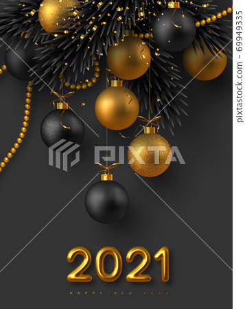 2021 New Year sign. 2021 New Year sign. 69949335