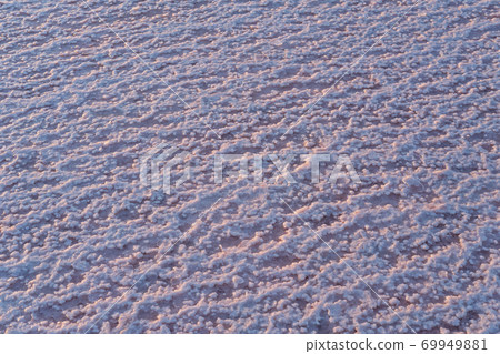 Crystals of pink salt natural background 69949881