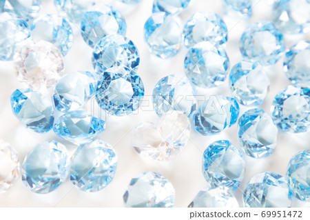 A collection of glittering glass stones A collection of glittering glass stones 69951472