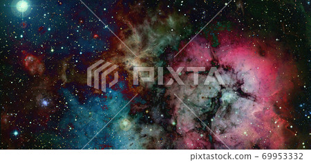 Endless universe. Elements of this image furnished by NASA 69953332