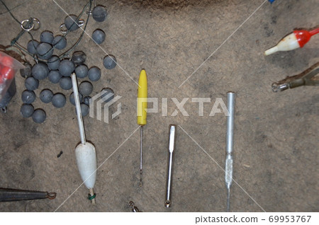 Various fishing tackle for feeder fishing 69953767