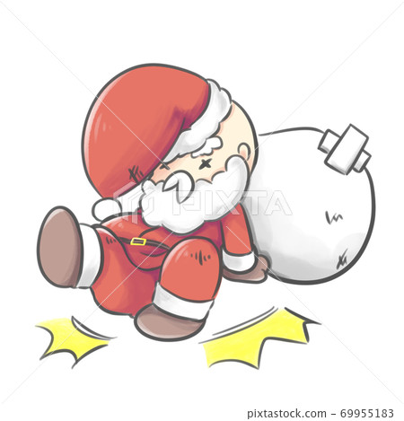 Falling Santa Claus 69955183