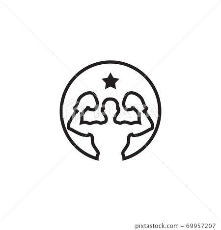 Boxing sport logo design template Boxing sport logo design template 69957207