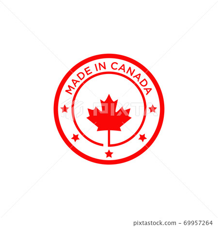 Emblem logo of Made in Canada product design 69957264