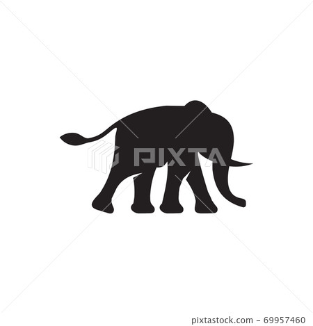 Elephant animal logo design template Elephant animal logo design template 69957460