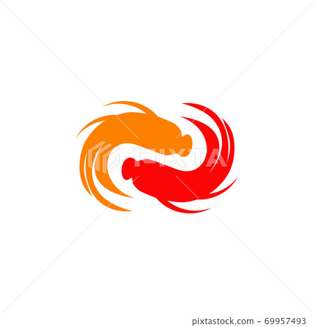 Korean ginseng logo design template Korean ginseng logo design template 69957493