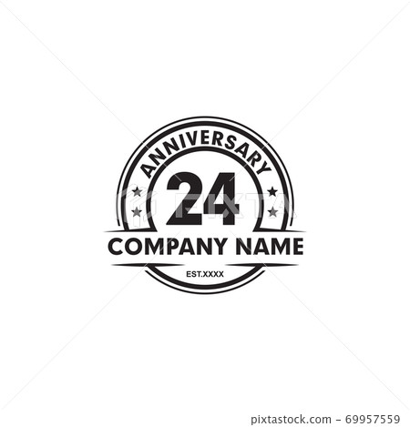 24th year celebrating anniversary logo design 24th year celebrating anniversary logo design 69957559