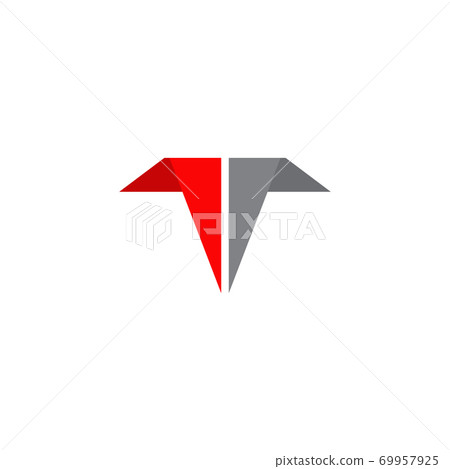T letter initial logo design template T letter initial logo design template 69957925