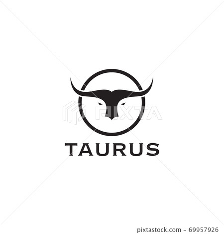 Taurus head logo design template 69957926