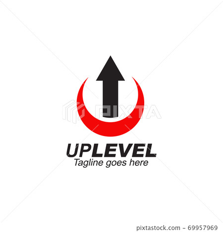 Up arrow logo design template 69957969