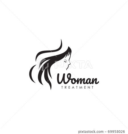 Logo Woman Face Logo For A Beauty Salon Or Procedures For Hair Cosmetics Or  Hairdresser Stock Illustration - Download Image Now - iStock