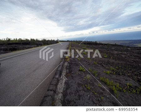 熔岩在夏威夷島 69958354