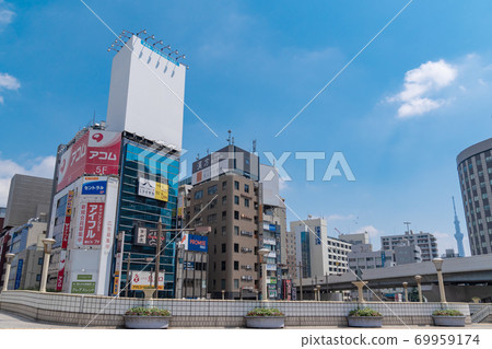 車站上野車站前的風景 車站上野車站前的風景 69959174