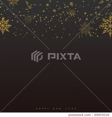Xmas and New Year background with falling gold... - Stock Illustration ...