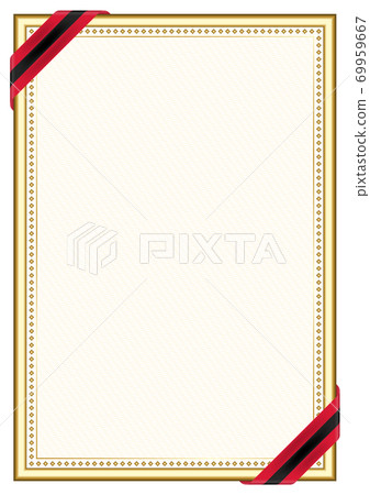 frame and border with Trinidad and Tobago flag 69959667