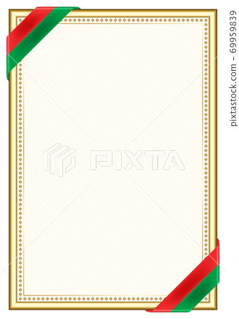 Vertical frame and border with Burkina Faso flag Vertical frame and border with Burkina Faso flag 69959839