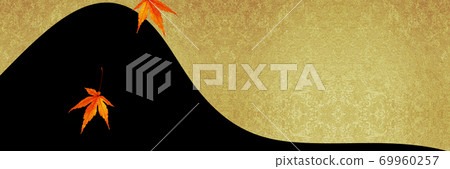 Maple and gold folding screen 69960257