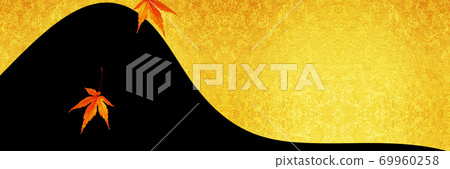 Maple and gold folding screen Maple and gold folding screen 69960258