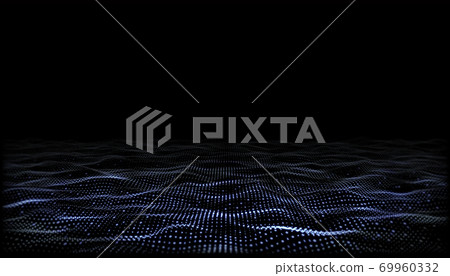 數字信號01 CG波形的圖像 69960332