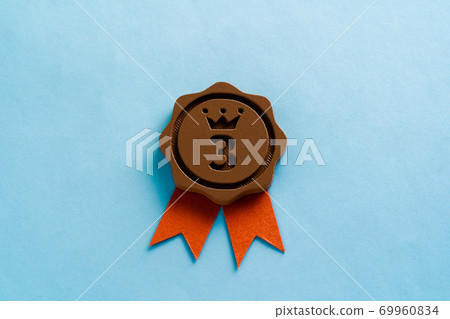 Medal ranking image Gold, silver and bronze 69960834