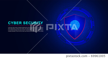Protection network cyber security computer and safe your data concept 69961005