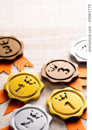 Medal rush image gold, silver and bronze Medal rush image gold, silver and bronze 69961778