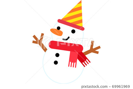 Christmas image of a snowman Christmas image of a snowman 69961969