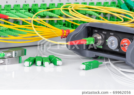 Testing fiber network, optic power meter and optical equipment 69962056