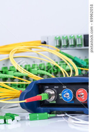 Optical Power Meter and Network of Fiber Patch Cord with Distribustion Frame 69962058