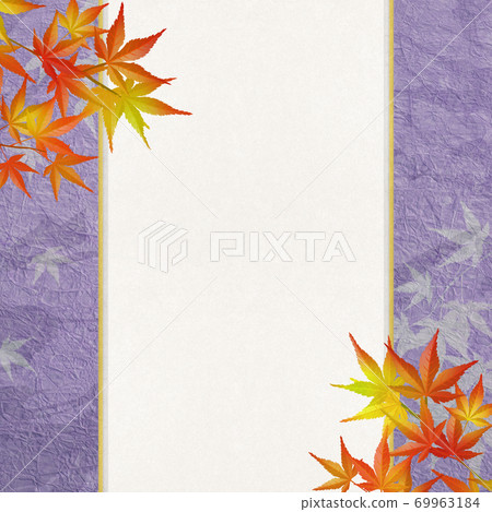 感覺秋天的日式背景素材 感覺秋天的日式背景素材 69963184