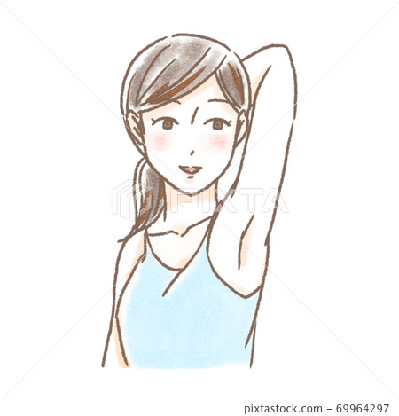 Armpit hair removal, armpits, etc. - Stock Illustration [69964297] - PIXTA