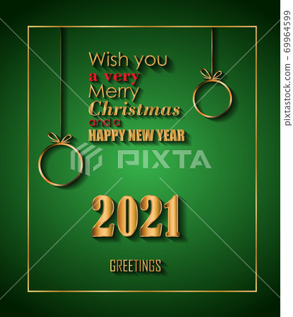 2021 Happy New Year background for your seasonal invitations, festive posters, greetings cards. 2021 Happy New Year background for your seasonal invitations, festive posters, greetings cards. 69964599