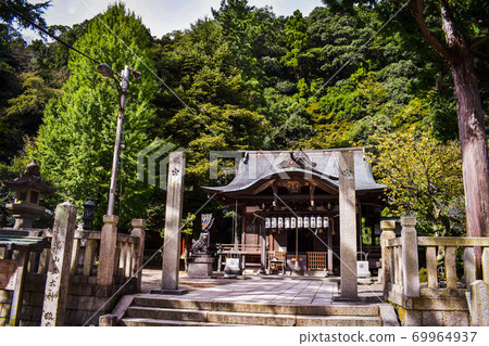[Unknown sightseeing spot] Sisho Shrine in Kinosaki Onsen, a hot spring town 69964937