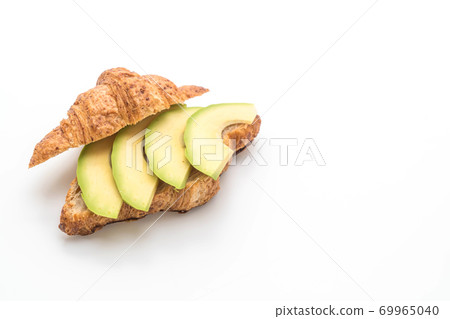 avocado croissant sandwich avocado croissant sandwich 69965040