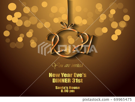 2021 Happy New Year background for your seasonal invitations, festive posters, greetings cards. 2021 Happy New Year background for your seasonal invitations, festive posters, greetings cards. 69965475