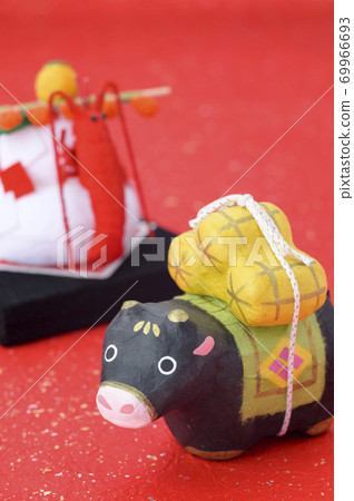 Zodiac papier-mache ox Zodiac papier-mache ox 69966693